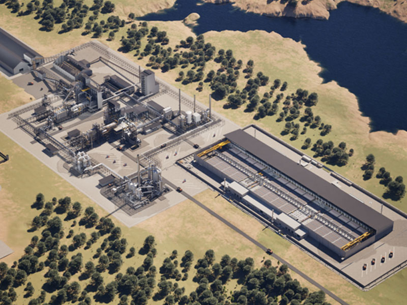 Metso copper smelter complex